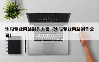 邹城沈阳专业网站制作方案（沈阳专业网站制作公司）